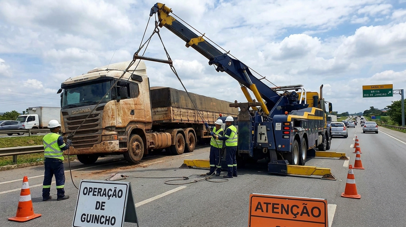Reboque de Caminhão Baú em Joinville‑SC